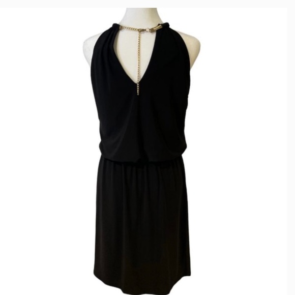 MSK Solid black necklace dress, size XL - Picture 4 of 6